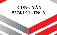 Công văn số 5274/TCT-TNCN V/v Thuế TNCN đối với Khoản chi tiền điện thoại.